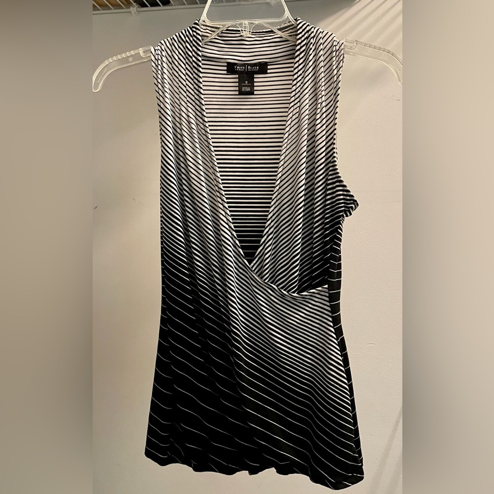 Sleeveless Wrap Top by White House Black Market
